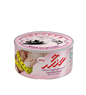 کنسرو ماهی تون در آب نمک(رژیمی) 180گرم شنگر (بسته 6عددی)