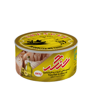 کنسرو ماهی تون در روغن زیتون 180گرمی شنگر (بسته 6عددی)